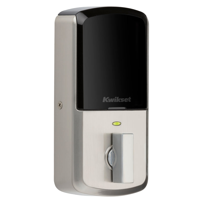 Kwikset Halo Series 939 WIFI TSCR 15 Electronic Deadbolt, Satin Nickel, Residential, AAA Grade, Zinc, ADA Compliant