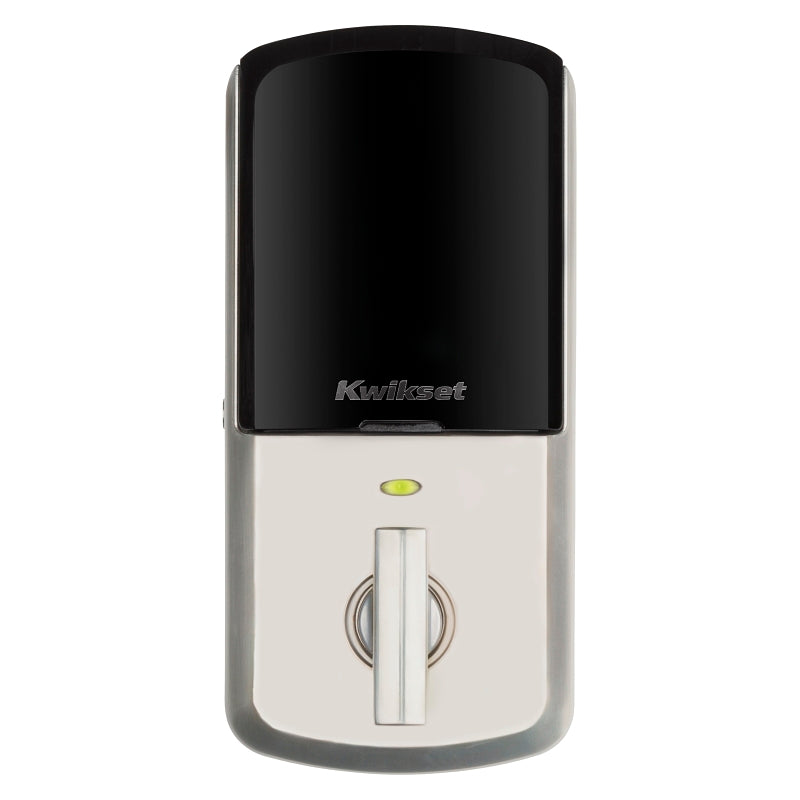 Kwikset Halo Series 939 WIFI TSCR 15 Electronic Deadbolt, Satin Nickel, Residential, AAA Grade, Zinc, ADA Compliant