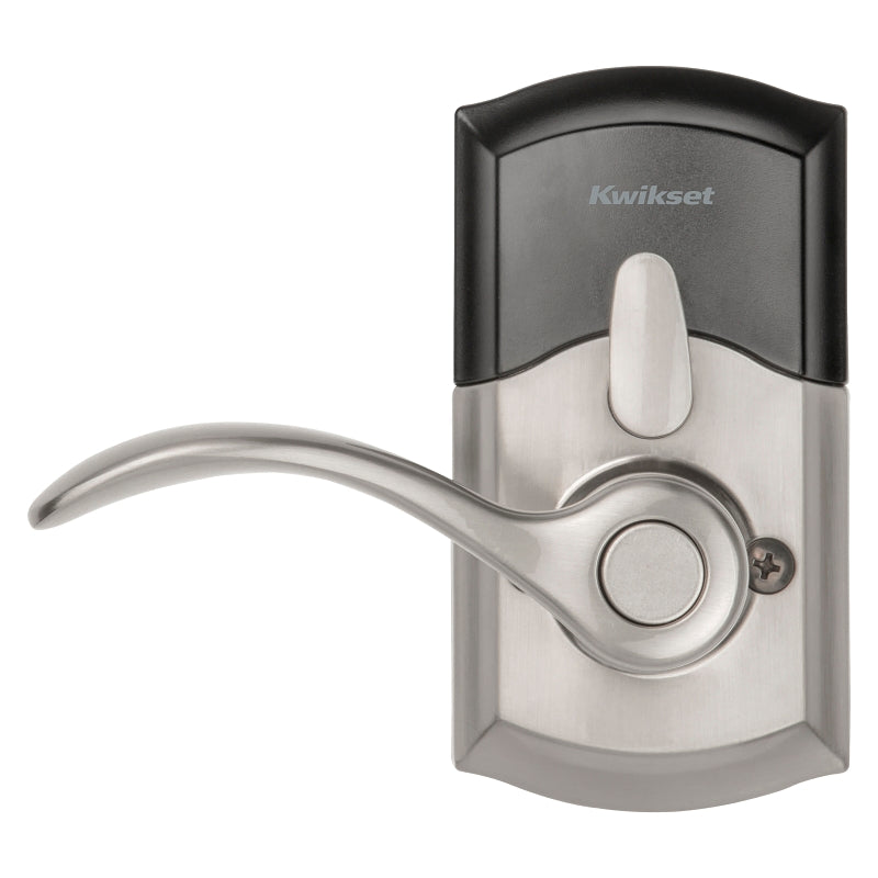 Kwikset 955PML 15 SMT CP Electronic Entry Lock, Satin Nickel, Commercial, AAA Grade, Zinc, ADA Compliant
