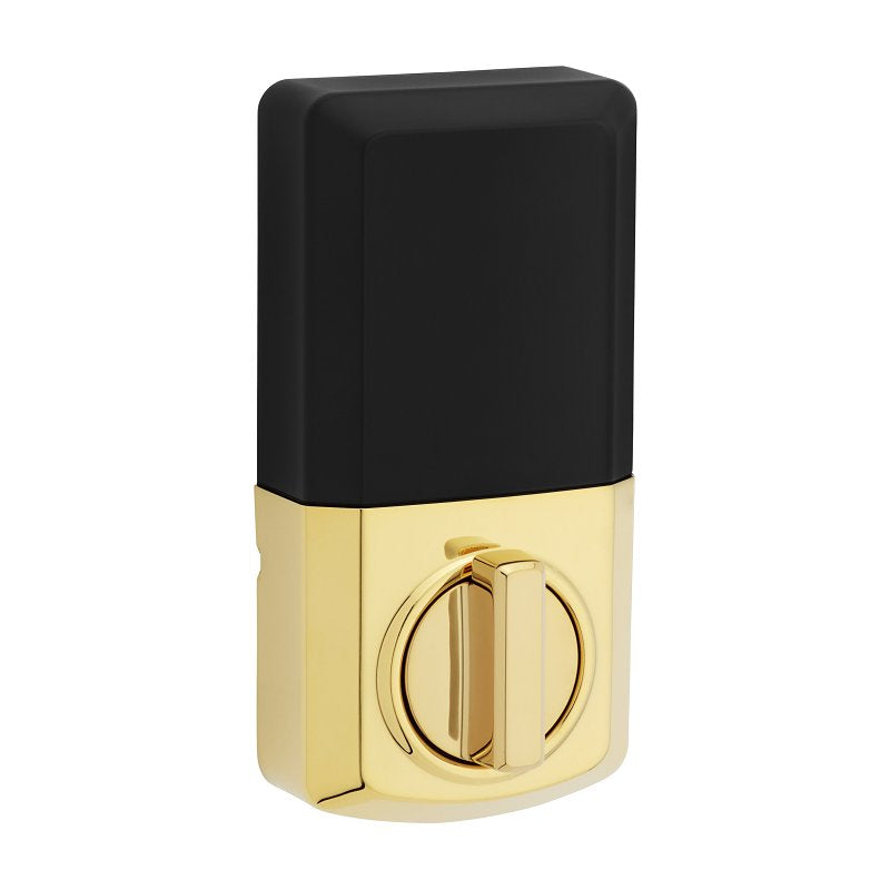 Kwikset Powerbolt 250 Series 992500-001 Keypad Electronic Lock, 3 Grade, Zinc, Lifetime Polished Brass, KW1 Keyway
