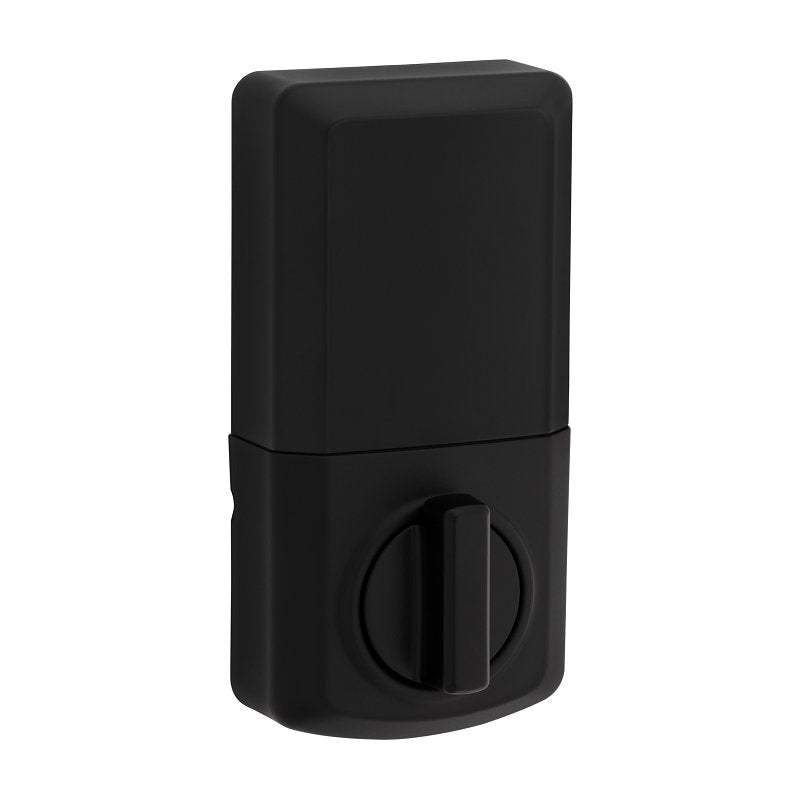 Kwikset Powerbolt 250 Series 992500-004 Keypad Electronic Lock, 3 Grade, Zinc, Matte Black, KW1 Keyway
