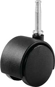 Shepherd Hardware 9418 Swivel Caster, Stem Mounting, 4.63 in W x 1-3/4 in D x 6.56 in H Dimensions, 2 in Dia Wheel