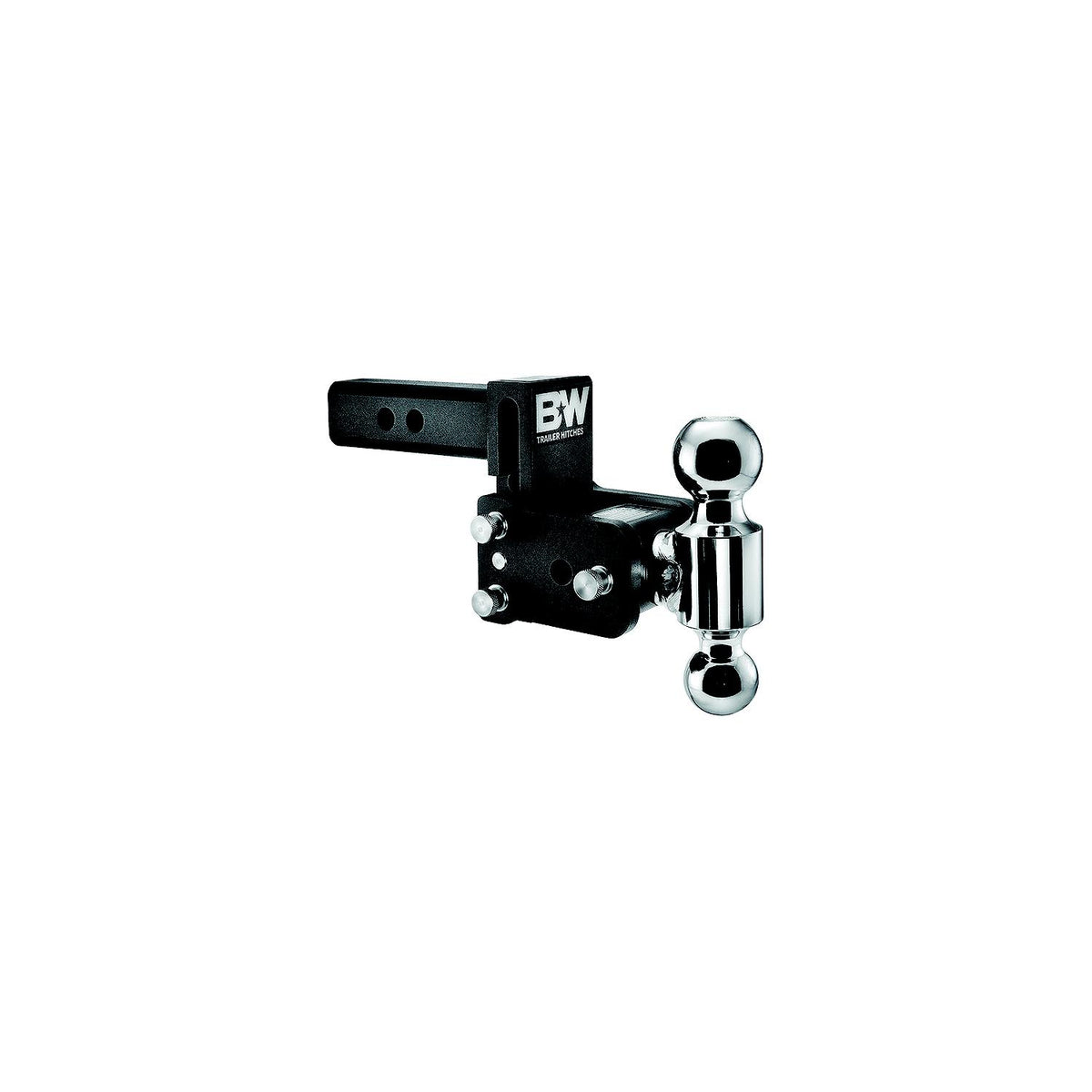 B&W TS10040B Trailer Hitches Tow & Stow Dual Ball Receiver Hitch | Fits Standard 2″ Receiver