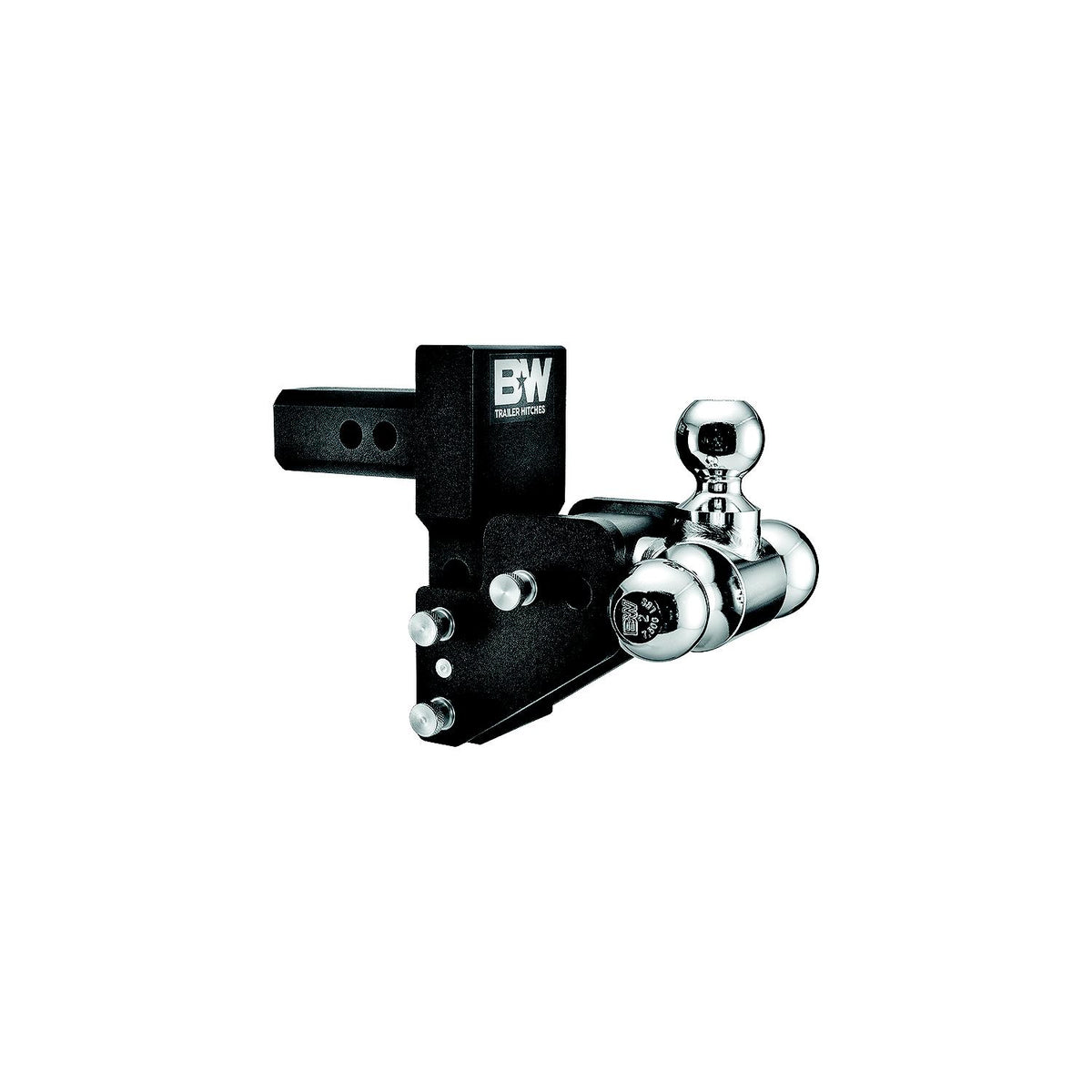 B&W TS10064BMP Multipro Tow & Stow Tri Ball Receiver Hitch, Fits Any 2″ Standard Receiver