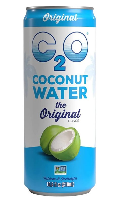C2O Coconut Water 75001 Coconut Water, Original, 10.5 fl-oz, Pack of 24
