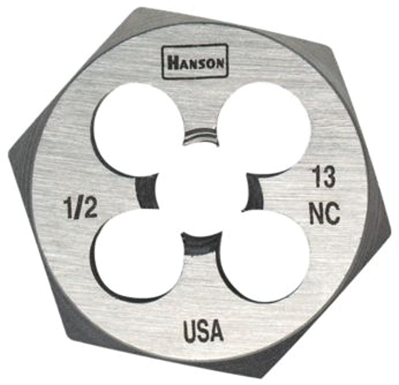 Irwin Hanson 6858 Fractional Die, 3/4-10 Thread, NC Thread, Right Hand Thread, HCS
