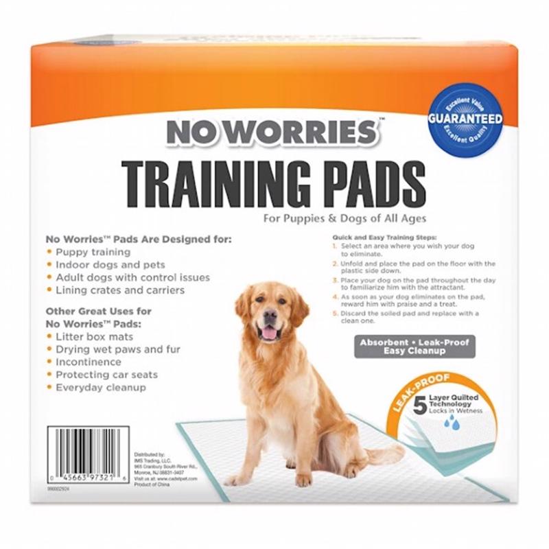 Four Paws No Worries Plastic Training Pads 100 pk