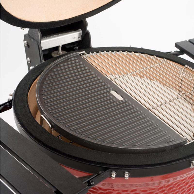 Kamado Joe Classic Joe Cast Iron Griddle 18 in. L X 9 in. W 1 pk