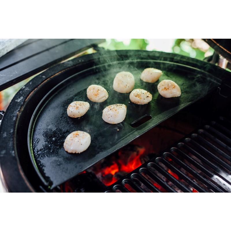 Kamado Joe Classic Joe Cast Iron Griddle 18 in. L X 9 in. W 1 pk