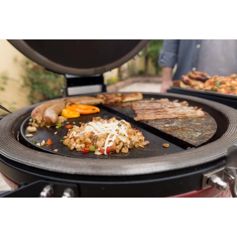 Kamado Joe Classic Joe Cast Iron Griddle 18 in. L X 9 in. W 1 pk