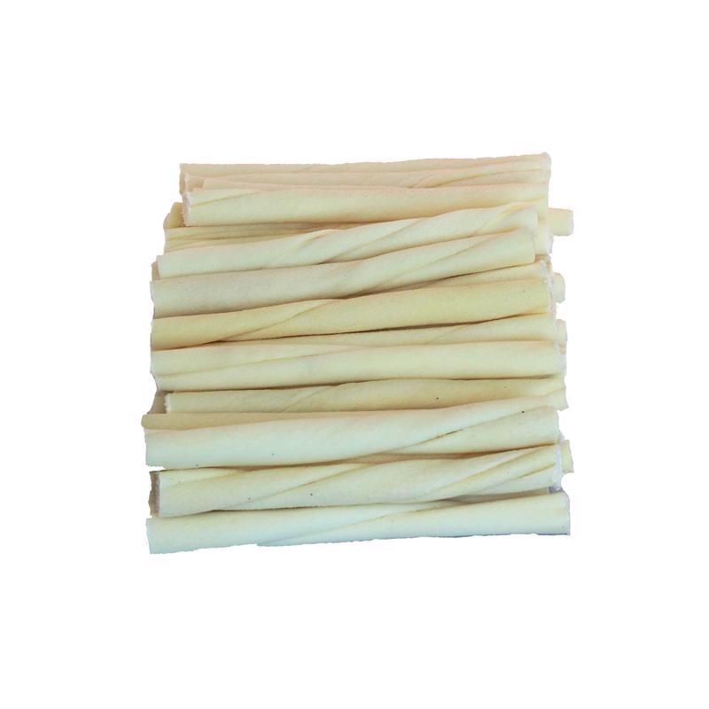 Savory Prime Munchy Dog Stix Medium Adult Rawhide Twists Natural 5 in. L 30 pk