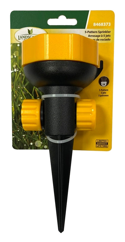Landscapers Select 9403 Lawn Sprinkler w/Spike, High-Impact Plastic