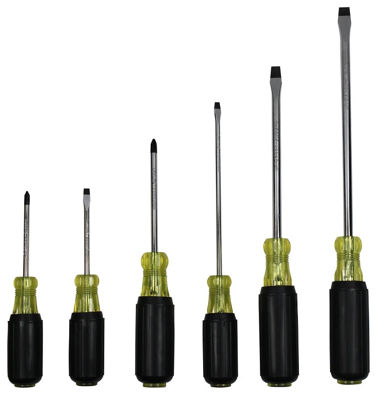 Vulcan SD-SET-PVC Screwdriver, 6-Piece, Yellow
