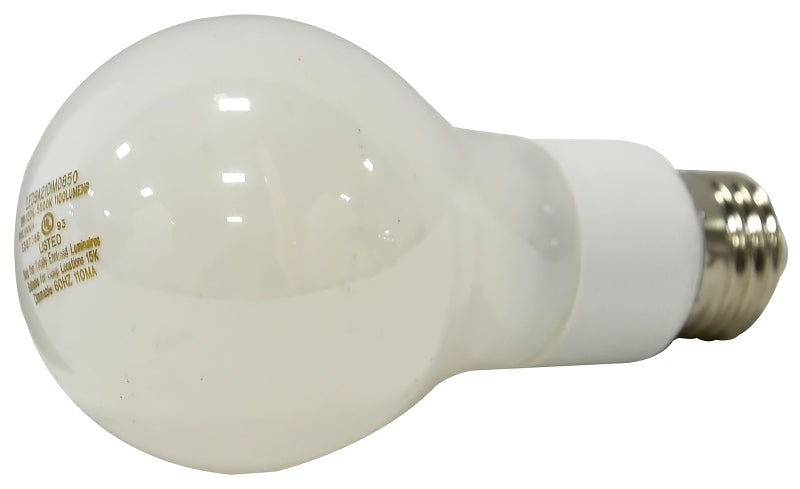 Sylvania 40727 LED Bulb, General-Purpose, A19 Lamp, 75 W Equivalent, E26 Lamp Base, Dimmable, Frosted, Daylight Light, Pack of 6