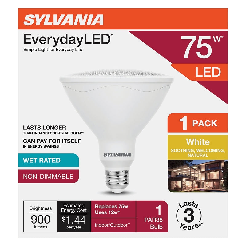 Sylvania 42035 LED Light Bulb, PAR38 Lamp, Bright White