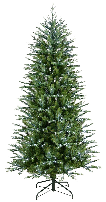 Santas Forest 29871 Tree Victorian, Pre-Lit, Micro Dot, 7 ft