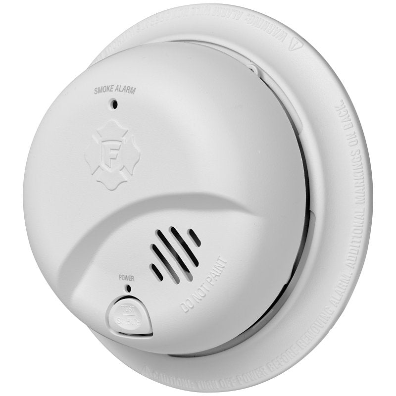 First Alert 1046836 Smoke Alarm, Ionization Sensor, 85dB at 10 ft, White