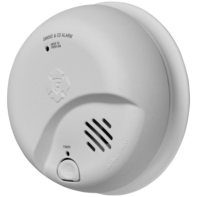 First Alert 1046864 Smoke and Carbon Monoxide Alarm, 85 dBA, Ionization Sensor, White