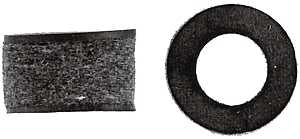 Danco 35233C Bonnet Packing, #97, 3/8 in ID x 5/8 in OD Dia, 5/16 in Thick, Felt, For: Crane Dial-Ese Faucets, Pack of 6