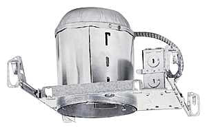 Halo H7ICAT Recessed Housing, 10-1/2 in L x 7-1/2 in W x 7 in H Dimensions, New Construction, 6 in Dia Recessed Can
