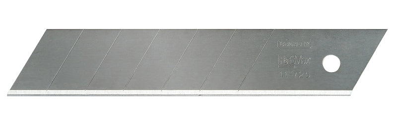 STANLEY 11-725L Blade, 25 mm, 5-1/2 in L, Carbon Steel, 7-Point