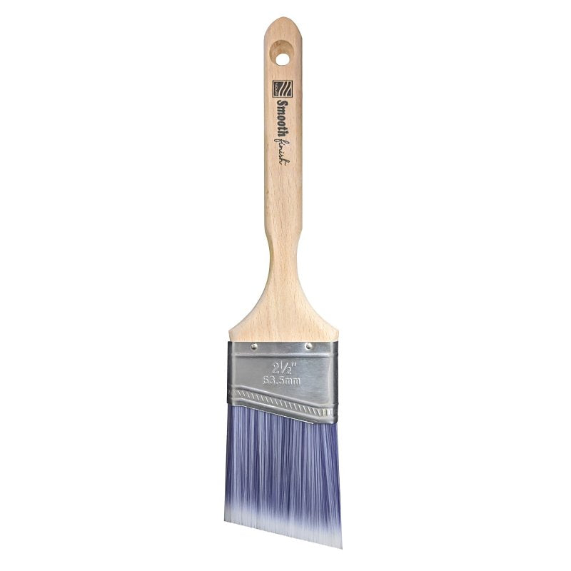 Nour 4441-63N Paint Brush, 2-1/2 in W, Angular Brush, Synthetic Bristle, Sash Handle
