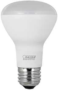 Feit Electric R20/10KLED/3/CAN LED Bulb, Flood/Spotlight, R20 Lamp, 45 W Equivalent, E26 Medium Lamp Base, Non-Dimmable