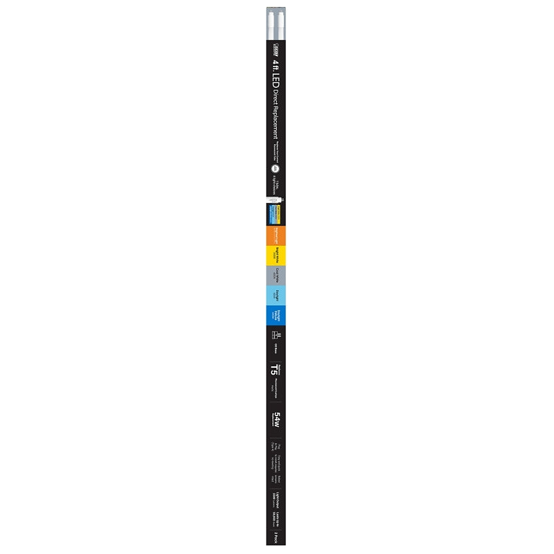 Feit Electric T548HO/4CCT/LED/2 High-Output LED Linear Tube Light, T5 Lamp, 54 W Equivalent, G5 Miniature Lamp Base