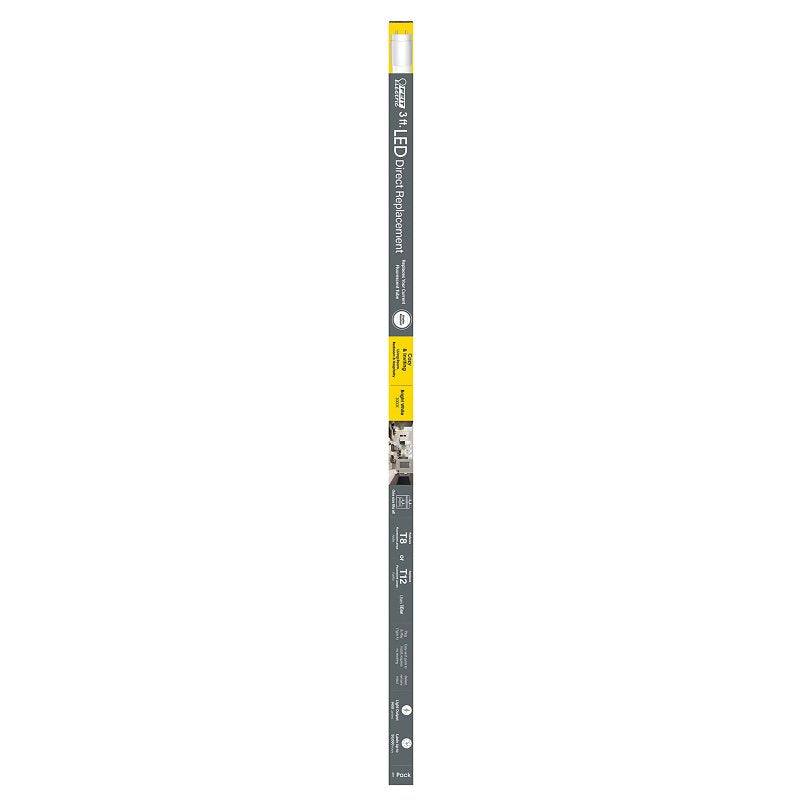 Feit Electric T36/830/LEDG2 LED Bulb, Linear, Plug and Play, T8 Lamp, 116 W Equivalent, G13 Lamp Base, Frosted