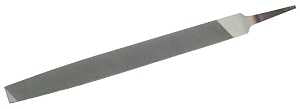 Crescent Nicholson 21832NN File, Rectangular Profile, Milled Pattern, Single Cut, 8 in L Blade, Tang Handle