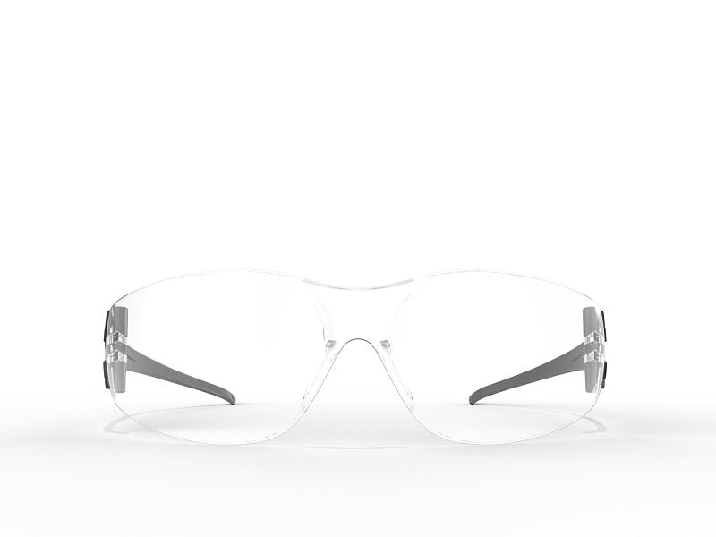 Edge CV111 Safety Glasses, Anti-Scratch Lens, Wraparound Frame, Nylon Frame, Black Frame, UV Protection: 99.9 %