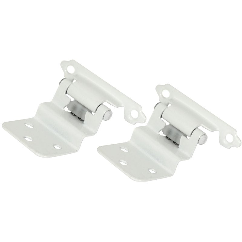 Laurey 28642 Cabinet Hinge, Steel, 3/8 in Inset, Self Close