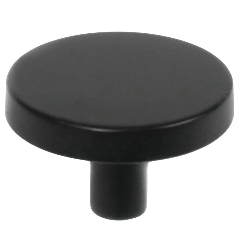 Laurey 34520 Tech Knob, 0.79 in Projection, Zinc, Matte Black