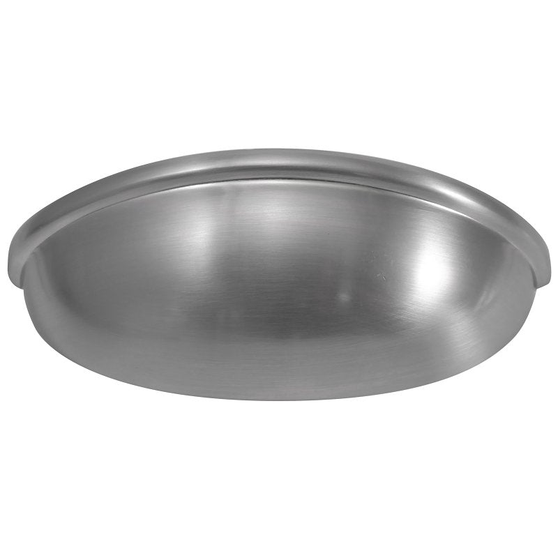 Laurey Newport Series 52439 Cabinet Pull, 3-1/2 in L Handle, 1-1/4 in Projection, Zinc, Satin Nickel