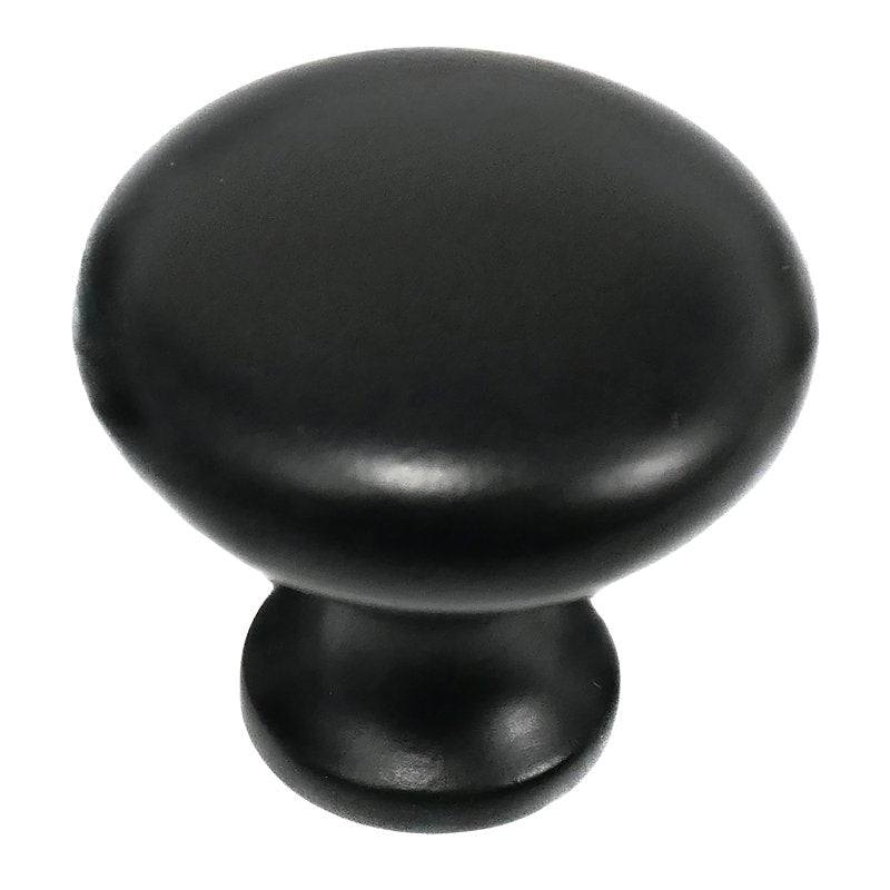 Laurey Danica Series 54420 Cabinet Knob, 27 mm Projection, Zinc, Matte Black