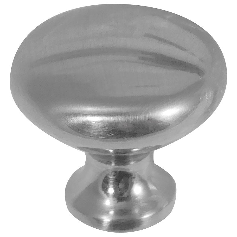 Laurey Celebration Series 54439 Cabinet Knob, 27 mm Projection, Zinc, Satin Chrome
