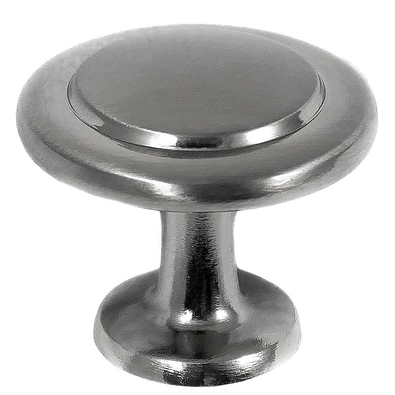 Laurey Newport 57028 Cabinet Knob, 1.02 in Projection, Zinc, Satin Nickel