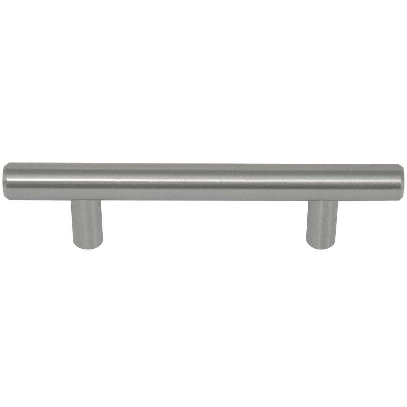 Laurey Melrose Series 87001 Cabinet Pull, 146 mm L Handle, 32 mm H Handle, Steel, Brushed Satin Nickel