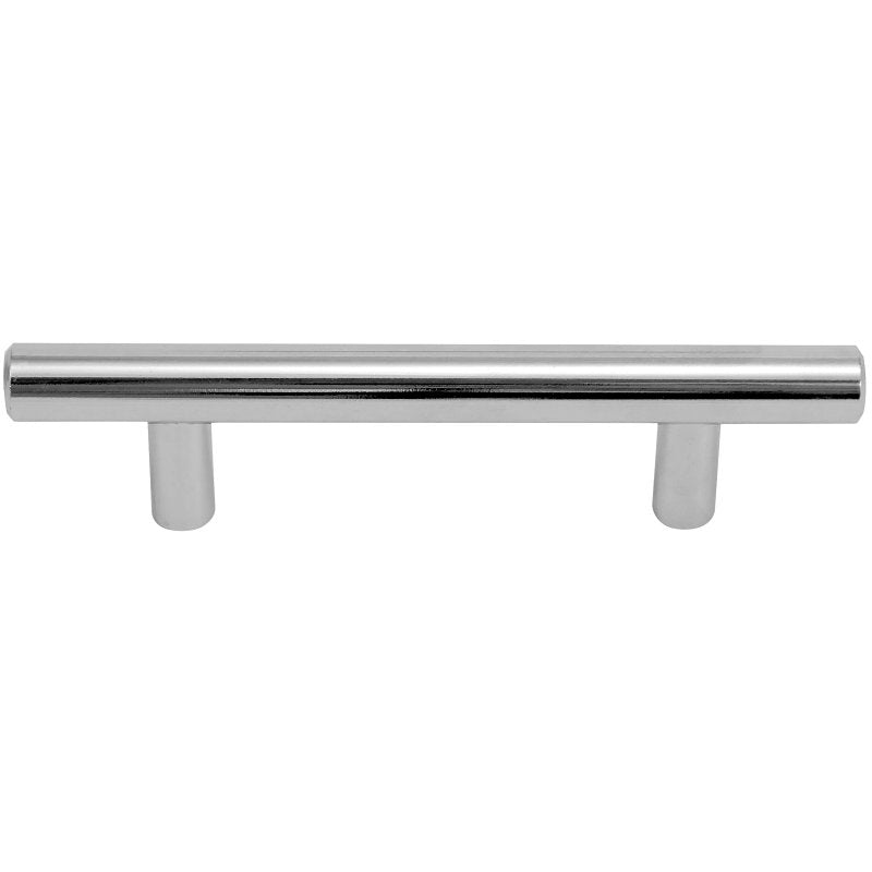 Laurey Melrose Series 87026 Cabinet Pull, 127 mm L Handle, 32 mm H Handle, Steel, Polished Chrome