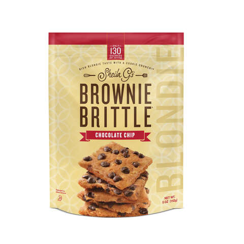 Sheila Gs Blondie Chocolate Chip Brownie Brittle 5 oz Bagged, Pack of 6