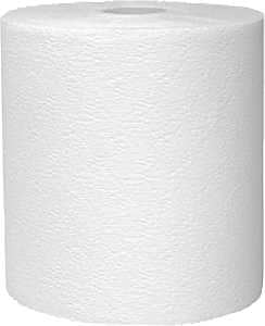 North American Paper 881600 Towel, 700 ft L, 7.7 in W, 1-Ply, White