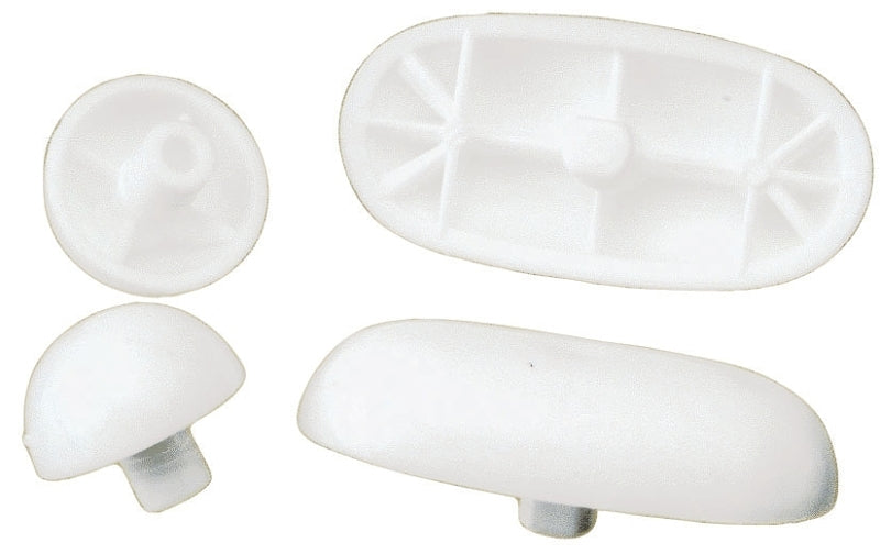 Plumb Pak PP836-41 Seat Bumper Set, Plastic, White