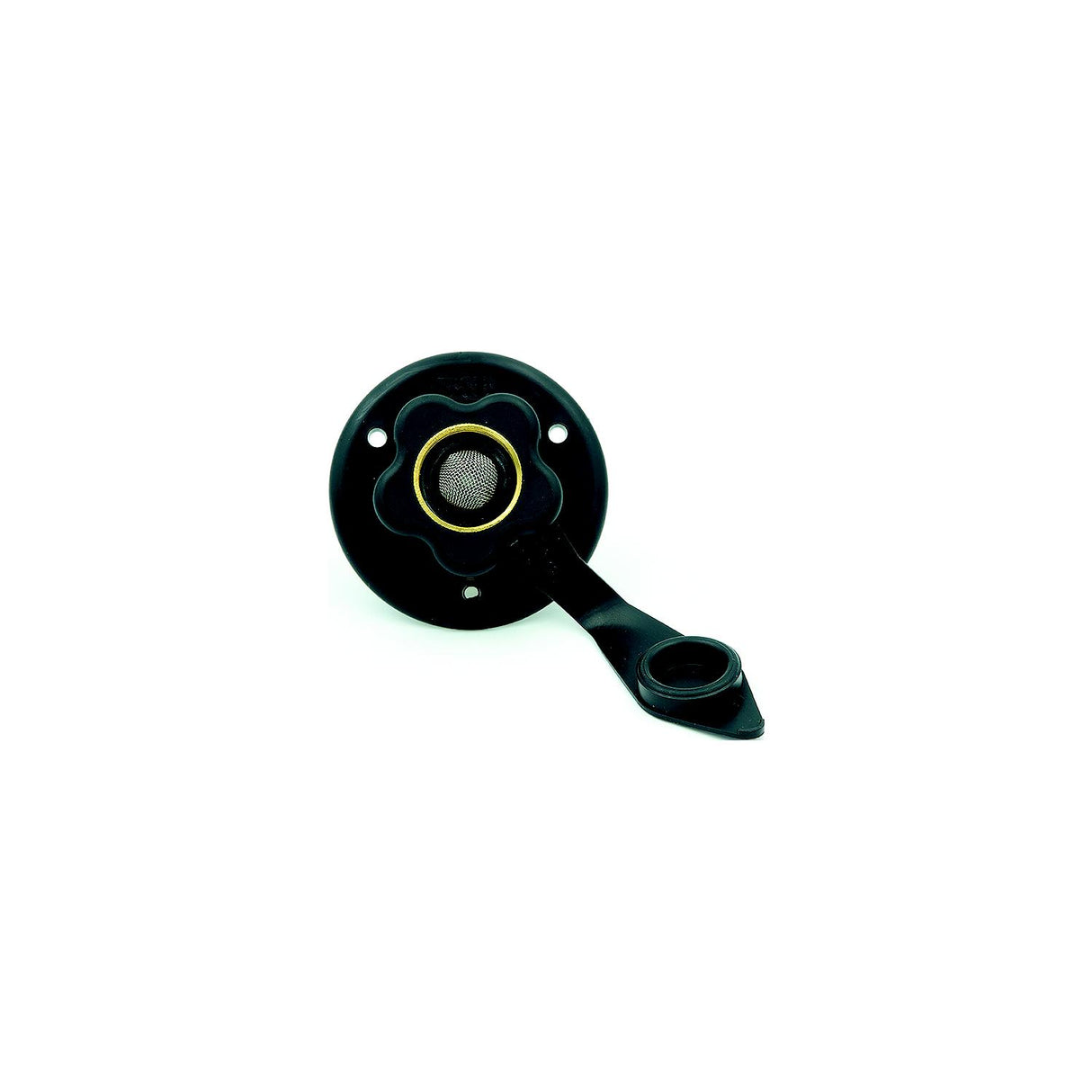 B&B Molders 94215 City Water Fill w/Brass Check Valve, Black