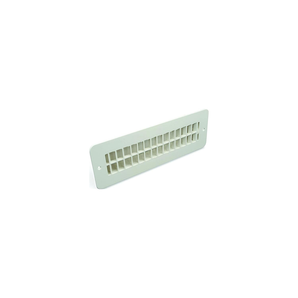 94259 2 X 10 in. Floor Register with Damper, Polar White