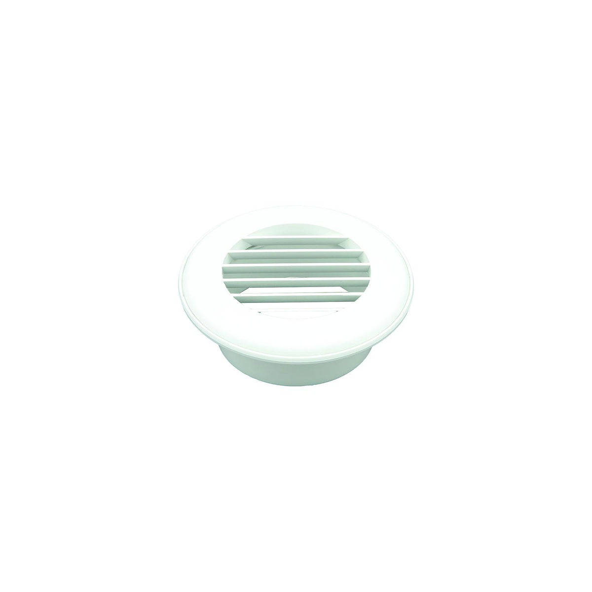 94264 4 in. Heat Vent with No Damper, Polar White