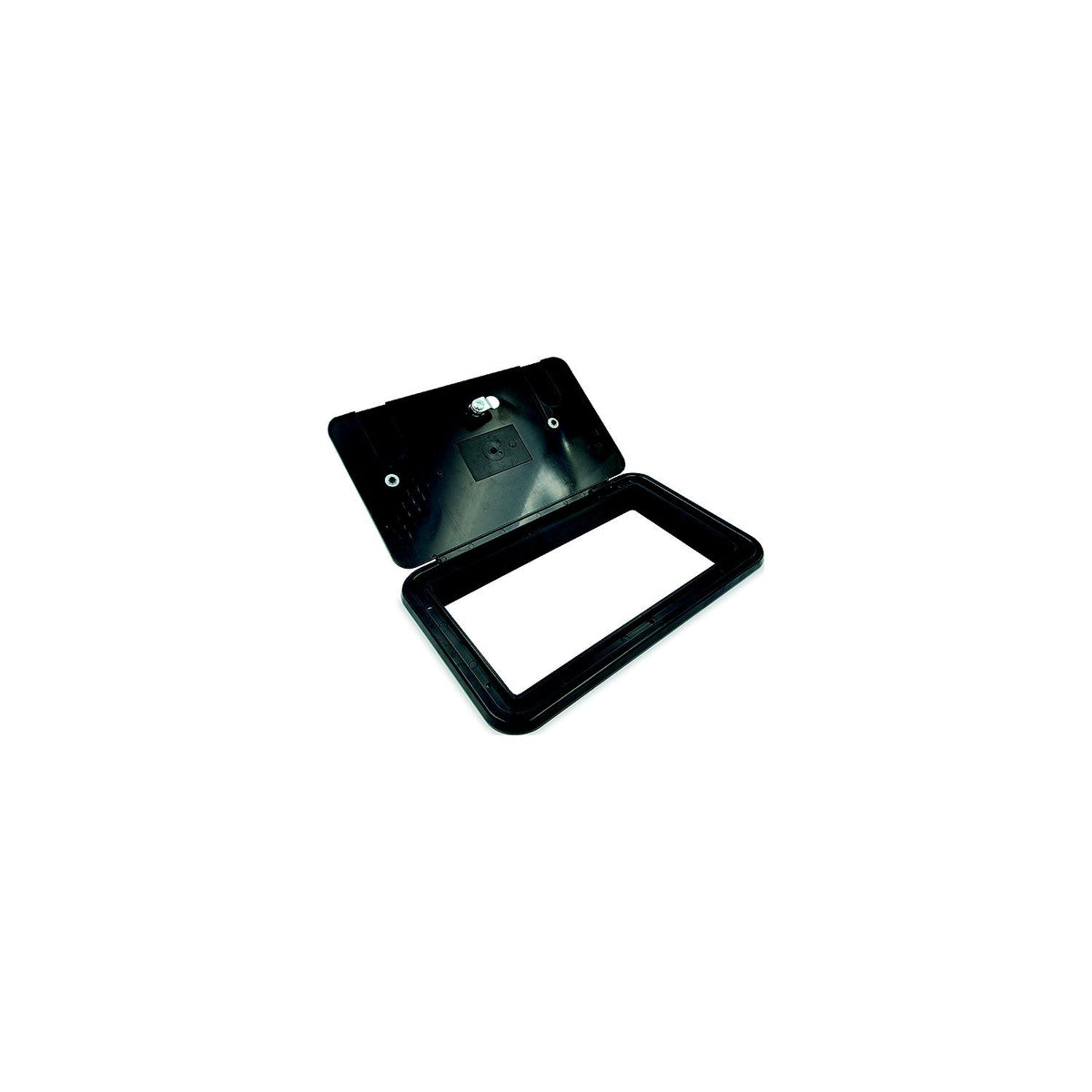 B&B Molders 94317 Multi-Purpose Hatch w/2 Vermin Doors, Black