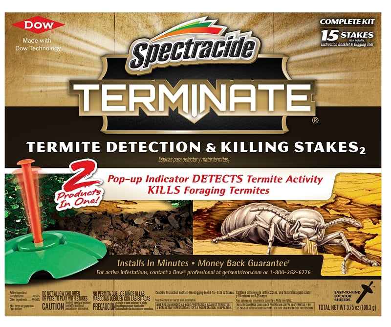Spectracide HG-96115 Termite Detection and Killing Stake, Solid, Odorless