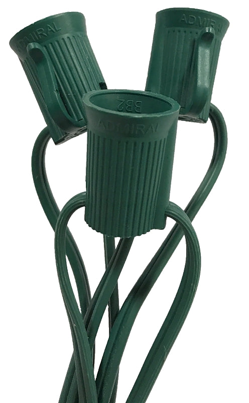 Hometown Holidays C9500GC-12 Socket Light Cord Reel, 110/120 V, 12-Lamp, LED, 500 ft L