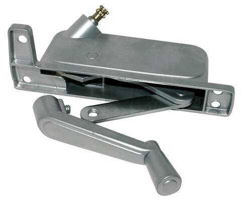 Barton Kramer Silver Aluminum Left Awning Window Operator For Pan-American