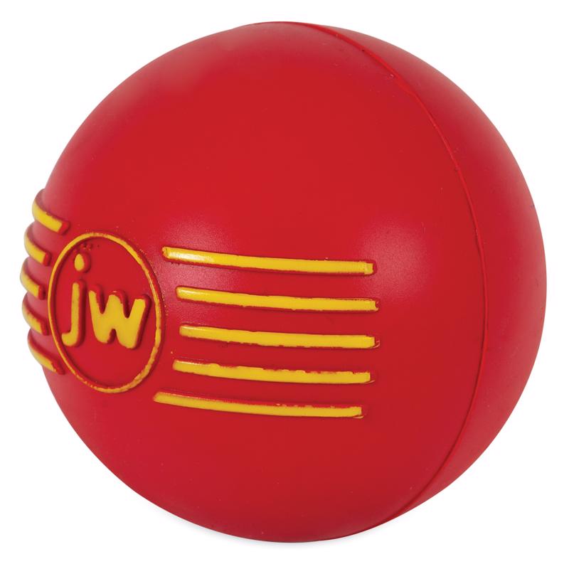 JW Pet iSqueak For Dog Assorted Rubber Ball Dog Toy Medium